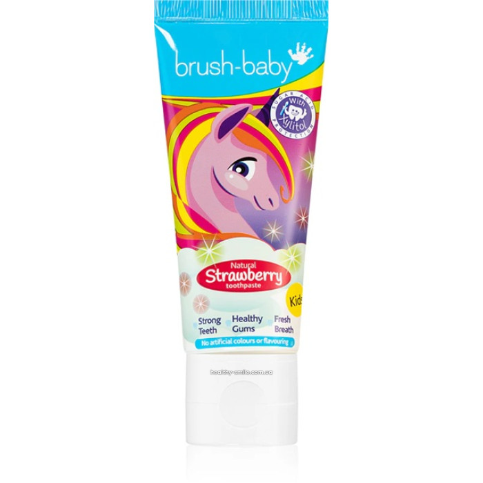 Brush Baby Зубная паста вкус клубники 3-6 лет, 50 мл